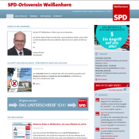 Screenshot der Website